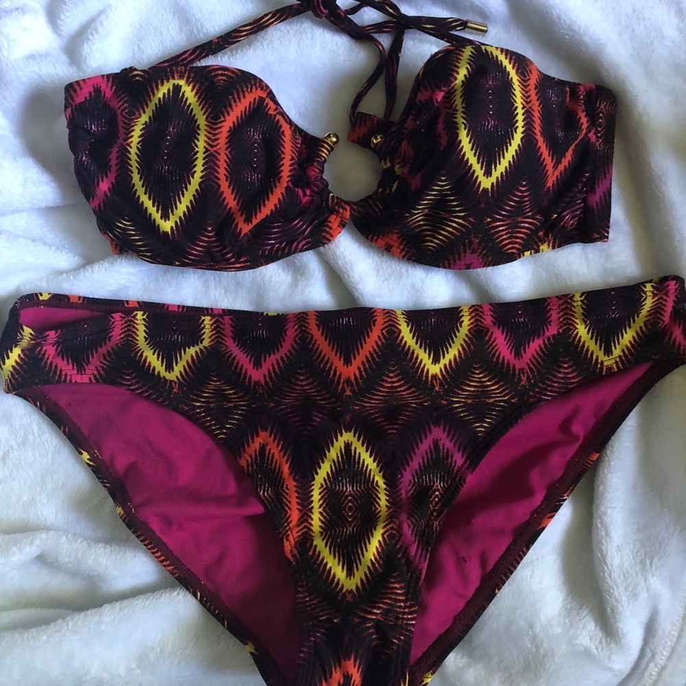 Two piece swim suit